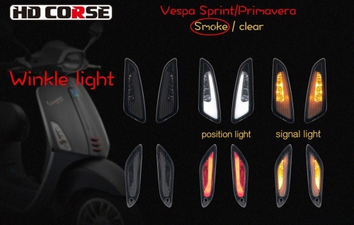 Bộ đèn xi nhan HD Course cho Sprint Primavera 002