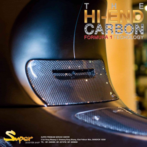 Nắp cho Bugi carbon Super Thailand cho xe Vespa 051
