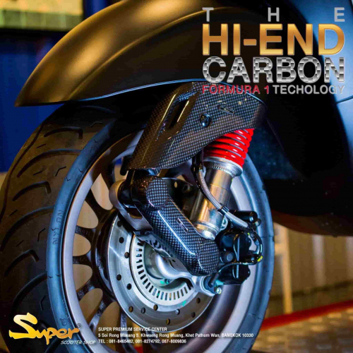 Ốp càng iget carbon Super Thailand cho xe Vespa 056