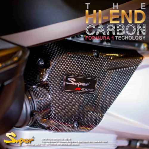 Ốp nồi trước iget carbon Super Thailand cho xe Vespa 050