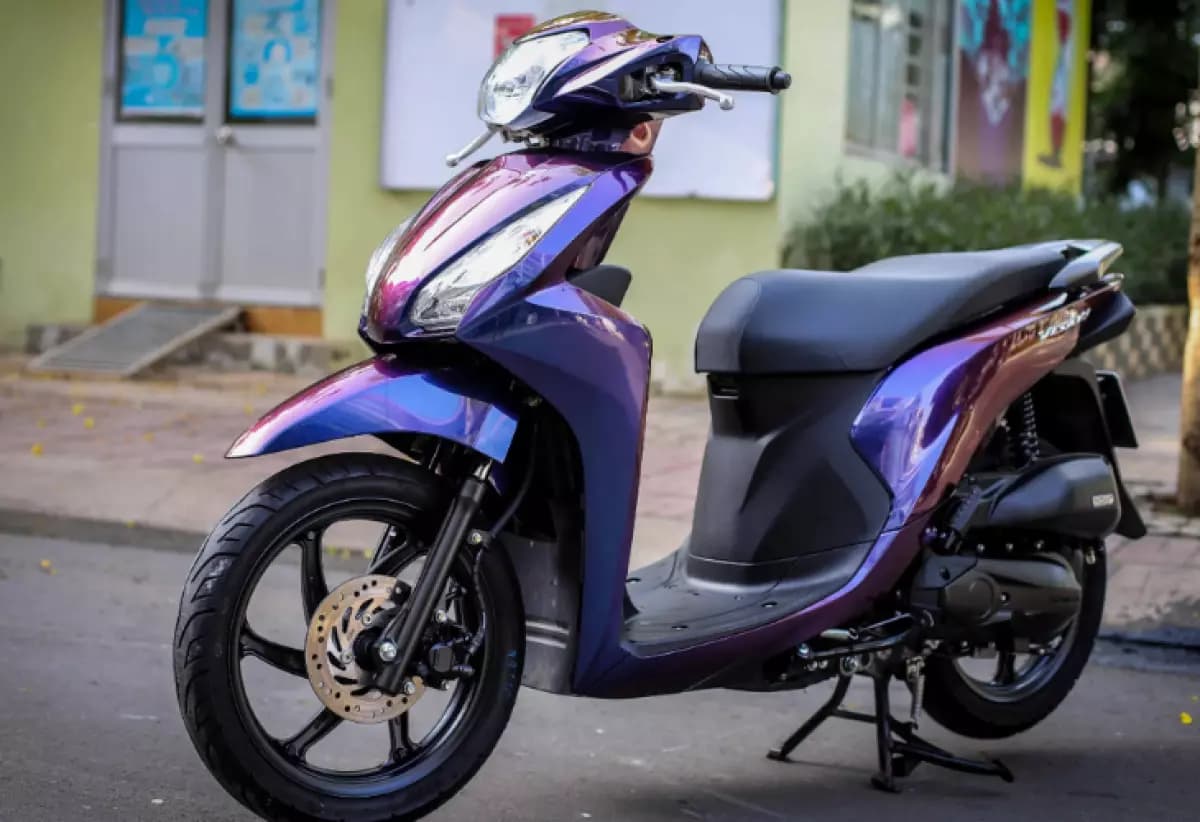 Bảng giá sơn dàn áo xe máy tay ga Honda Yamaha Piaggio Vespa SYM Suzuki giá rẻ tphcm