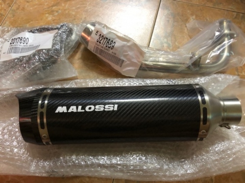 Pô Malossi Carbon cho xe máy Vespa thể thao siêu ngầu 001